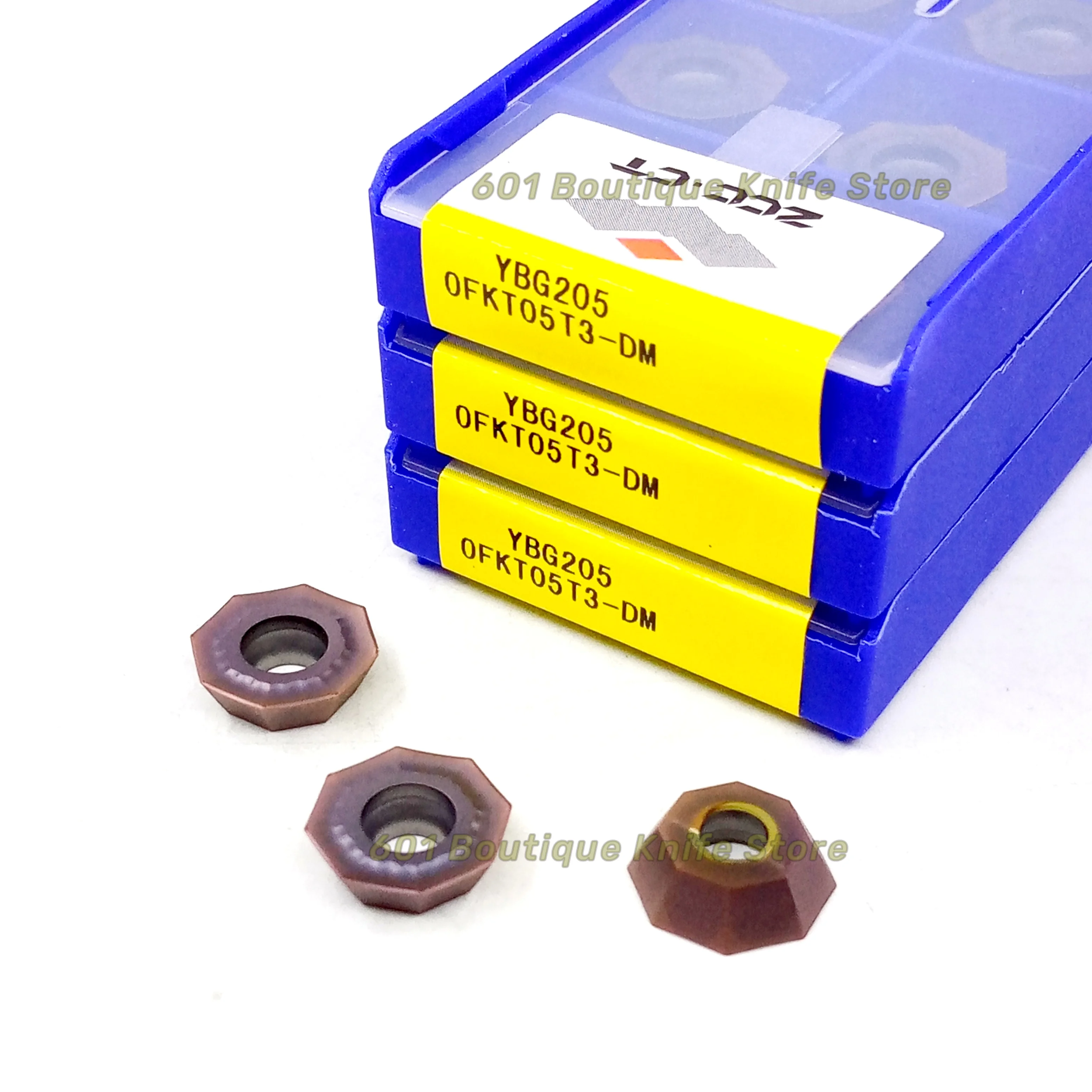 Original ZCC CT Carbide Inserts OFKT05T3-DM YB9320 YBD152 YBG102  YBM251 YBM253 OFKT 05T3 Lathe Cutter Tools Turnign Cutting CNC