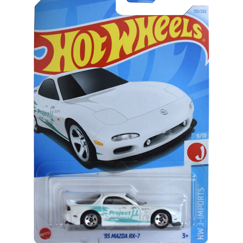 2024 J CASE Hot Wheels Cars 68 CAMARO 70 DODGE CHARGER MAZDA RX-7 1/64 Metal Die-cast Model Collection Toy Vehicles