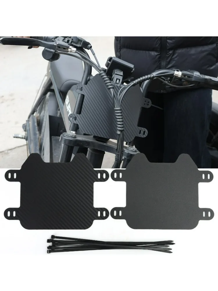 AliExpress NONE Carbon Electric Bike Number Plate ABS License Plate Set Easy To Install Motorcycle Front License Plates Registration Plate