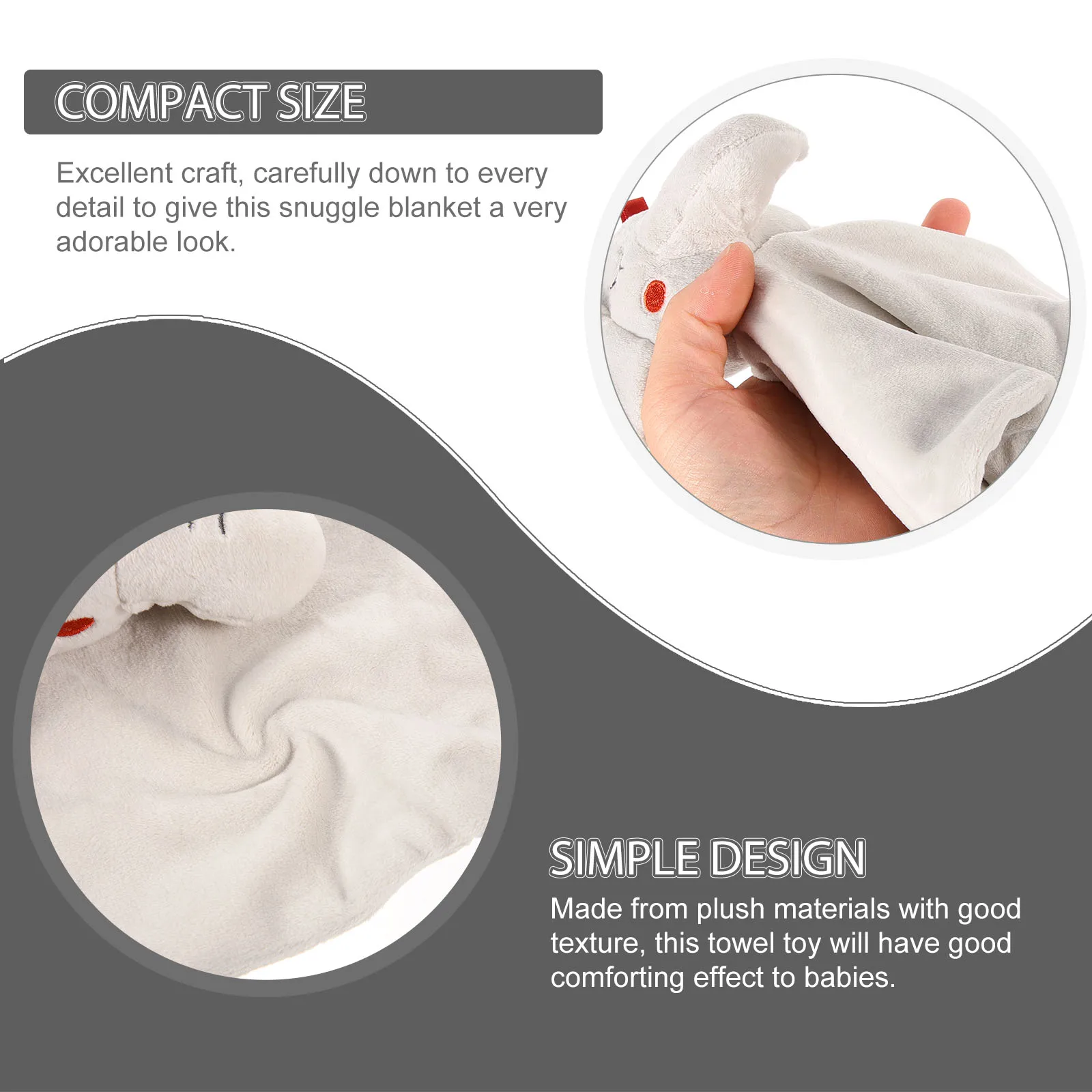 Baby Bib Item Accessories Comforters Blanket Infant Toys Elephant Security Newborn Girl Snuggle