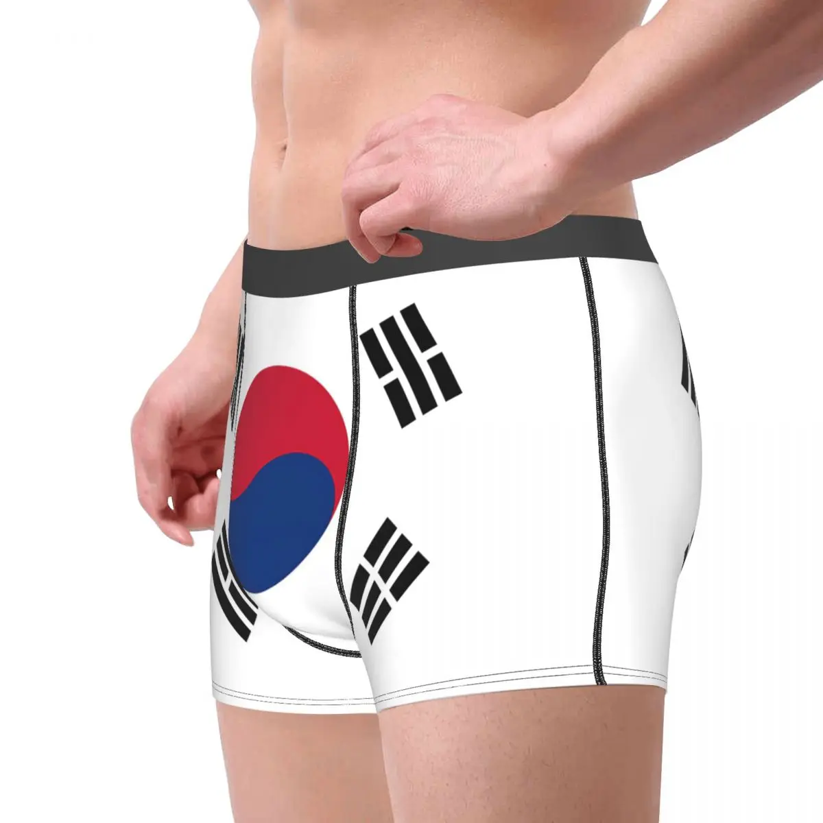 National Flag Of South Korea Authentic Underpants Breathbale Panties Male Underwear Print Shorts Boxer Briefs