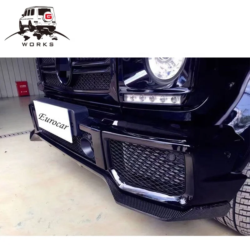 

STLFG Class W463 G63 1990~2018year M Style Carbon Fiber Car Front Lip Car Front Lip and Diffuser W463 G63 Car Front Lips