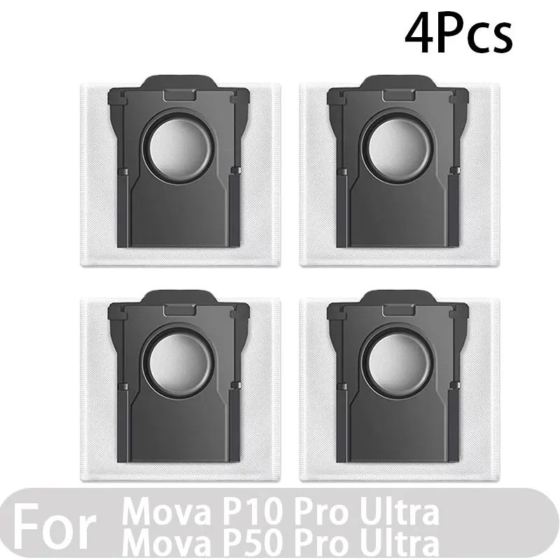 Compatibel voor Mova P50 Pro Ultra, Mova P10 Pro Ultra Accessoires Tricut Borstel Hepa Filter Mop Doek Stofzak