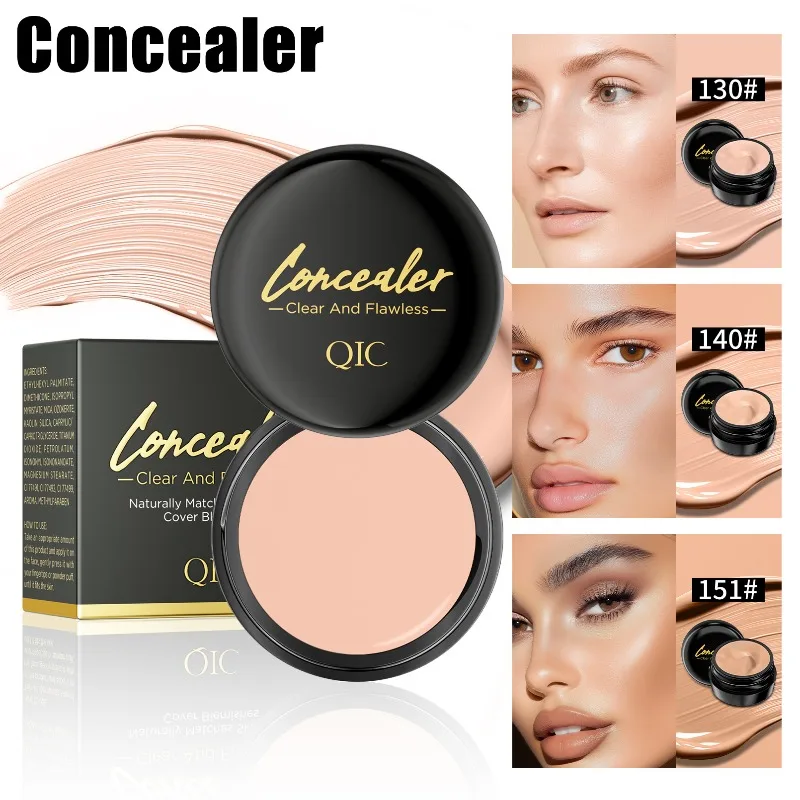 Waterdichte concealer met volledige dekking voor tatoeages, littekens - Natural Finish Foundation voor alle huidtinten en typen 1PCS 3 kleuren