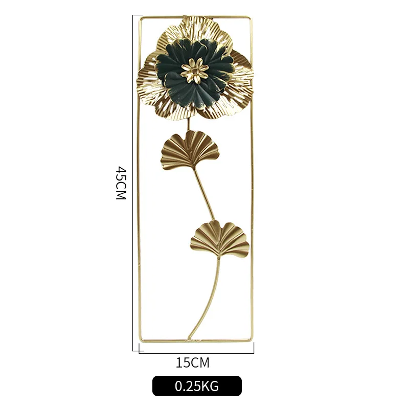 Modern Colorful Flower Wall Decoration Bedroom Sofa background 3D Iron Wall Hanging Simplicity Room Decoration Accessories