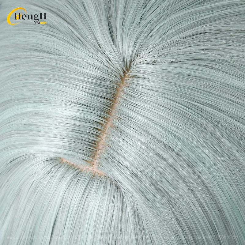 New! Game HSR Anaxagoras Synthetic Hair Unisex 65cm Mixed Colors Cosplay Anime Wig Anaxa Heat Resistant Hair Party Wigs +Wig Cap