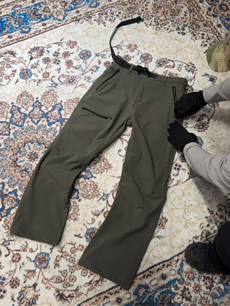 

Мужские лыжные брюки Military EEN FCE с подкладкой, прямые, повседневные, для альпинизма, устойчивые к холоду