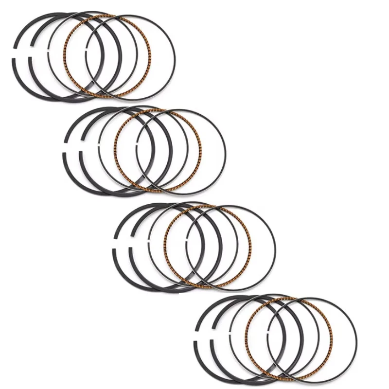 AHL Motorcycle STD BORE 57.5mm Piston Rings for KAWASAKI ZZR400 ZRX400 I II III 1992-2003 PISTON RING 4PC