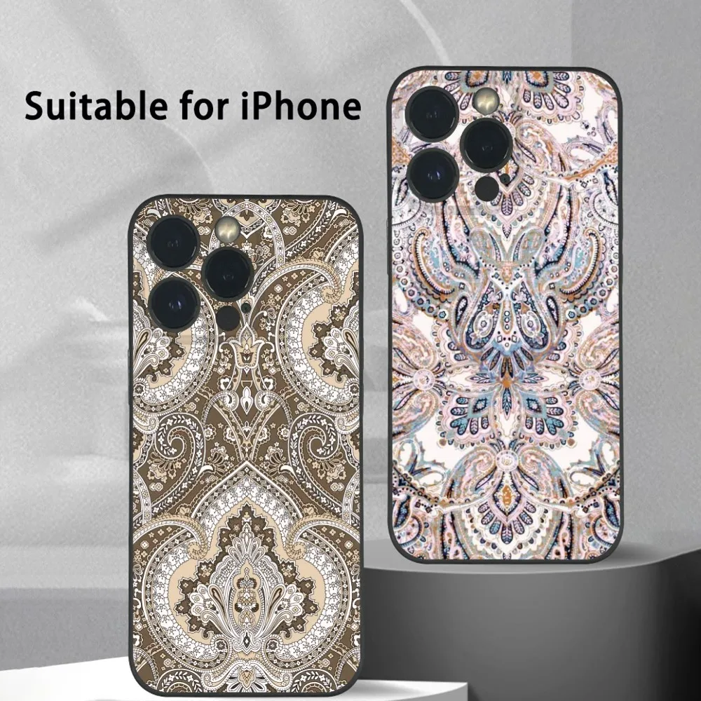 Medieval Norse Persian Fashion Phone Case For IPhone 16 15 14 13 12 11 Pro Max Plus Mini Frosted Soft Shell Funda