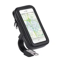 Waterproof Motorcycle Phone Holder Bike Mobile Support Bag for Samsung Note 10 Plus S9 S8 GPS Cell Phone Mount Stand Universal