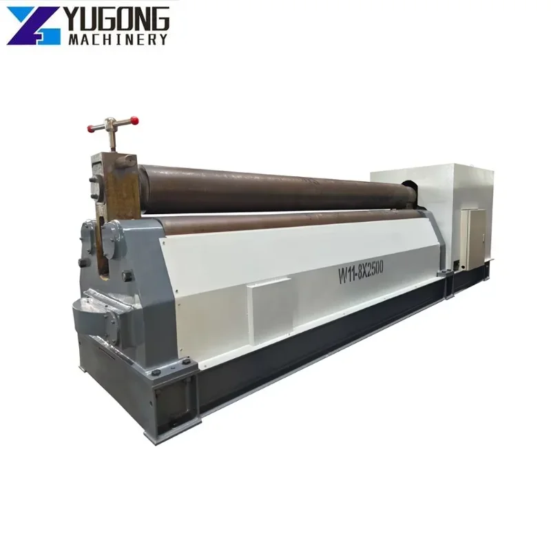 

YG Widely Using Plate Rolling Machine 3 Rolls Electric Plate Rolling Machine Vertical Lifting Motion Plate Rolling Machine 6mm