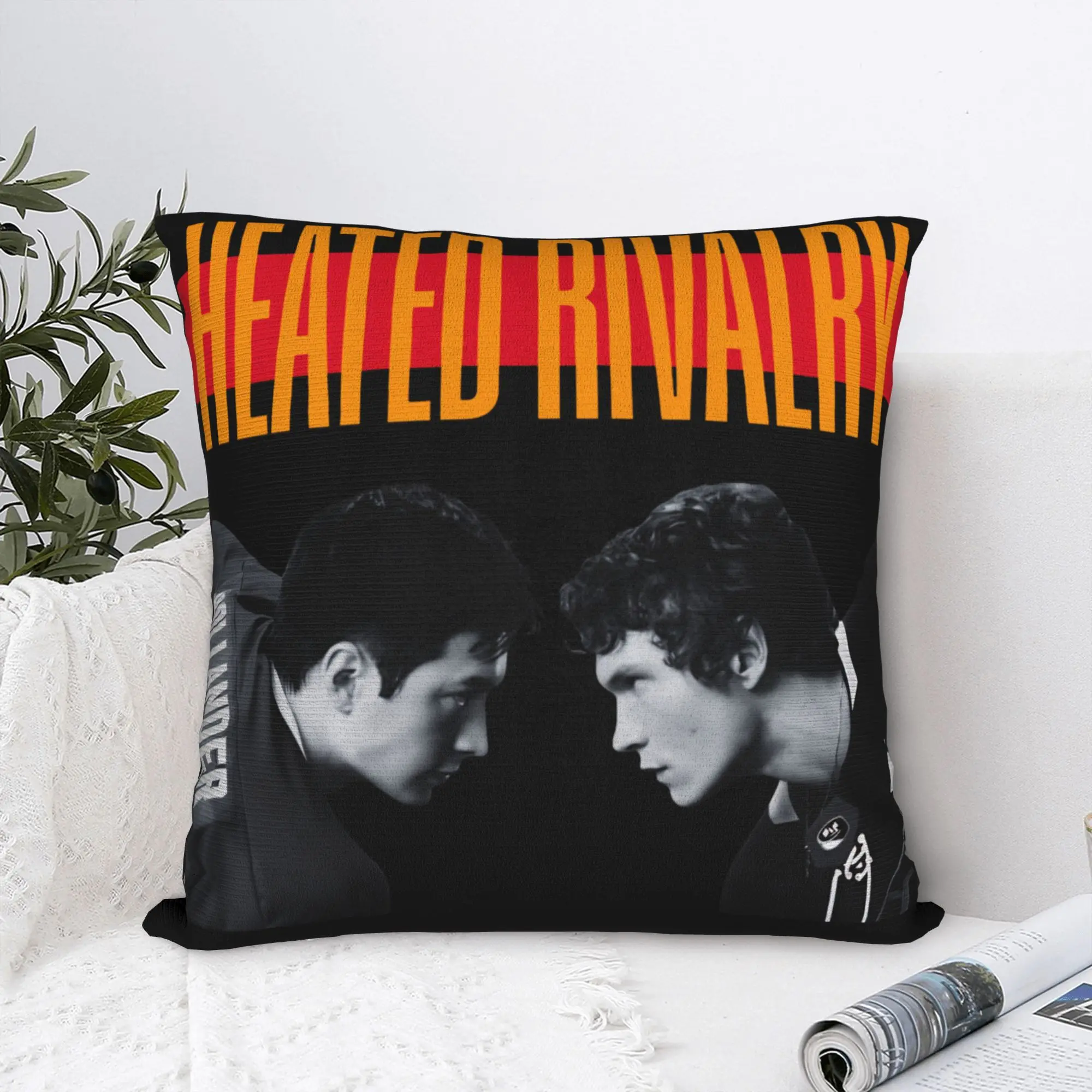 Heated Rivalry Pillow Case  Graphic Pillow Cover Novelty Pillowcases For Living Room Sofa