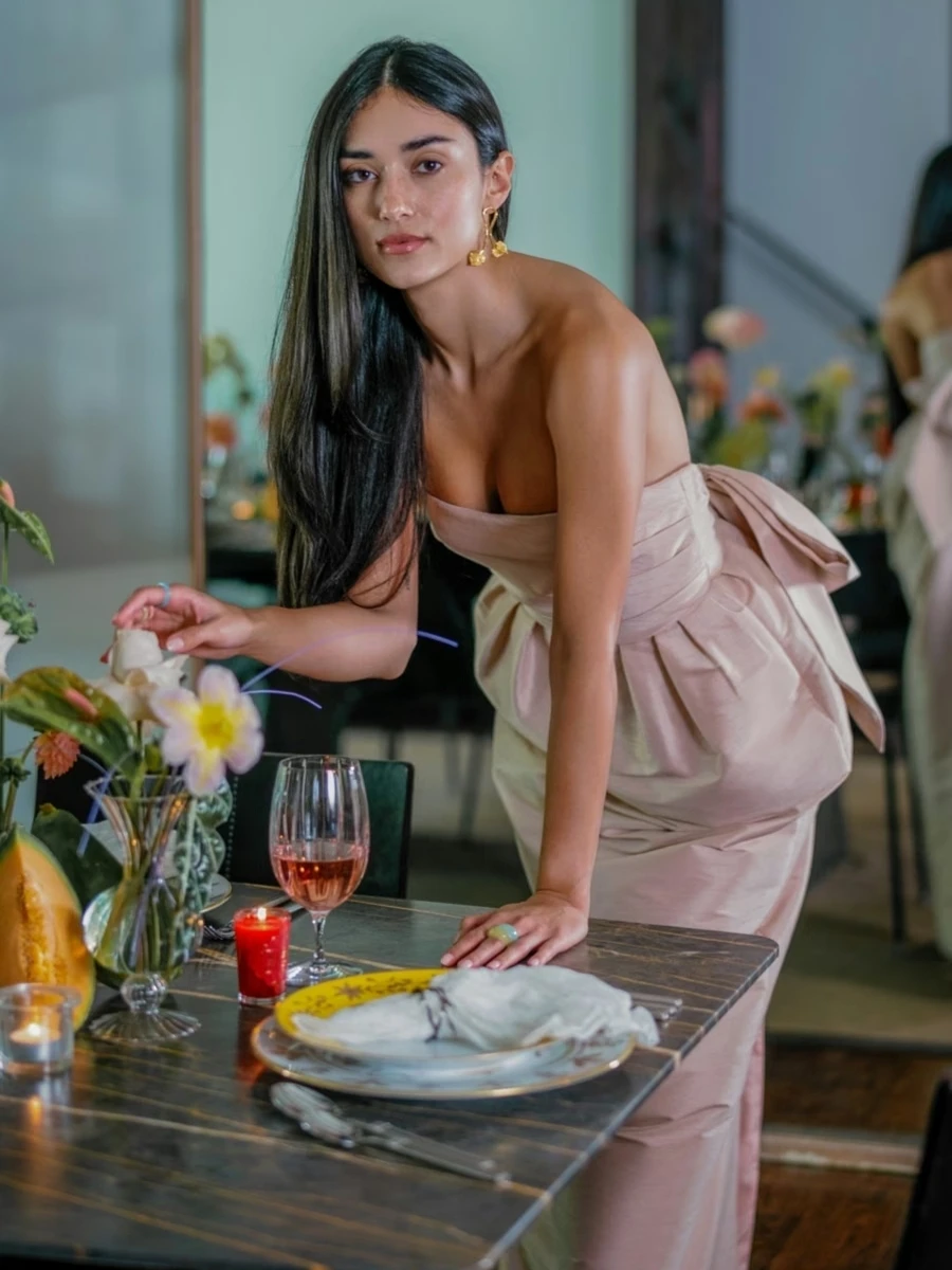 cocktail dresses for wedding guest near me Plus Size White V-neck Formal Dress with Pockets Autumn Coffee Colored Teen Collection:Blossom Season Color:Berry Blush ensuring comfort and confidence