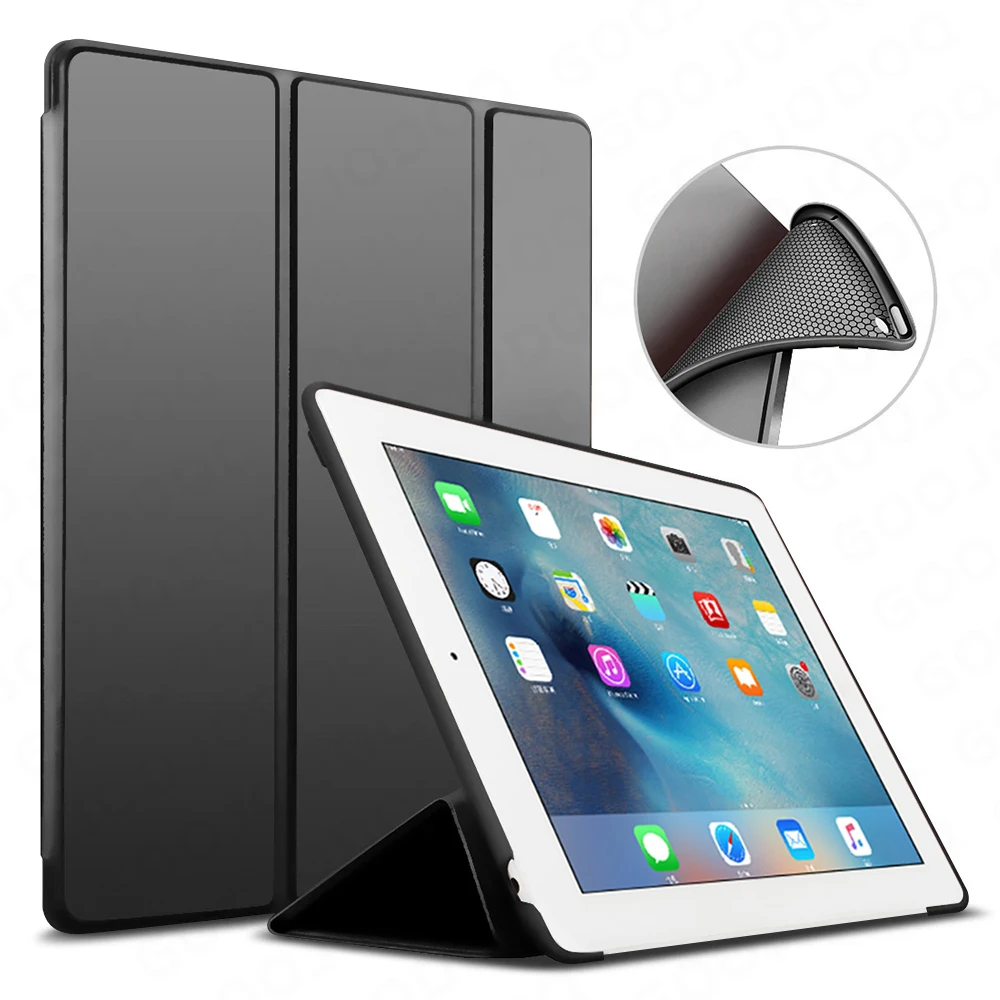 Leather Case For Ipad 10.2 5 6 7 8 9 10th Gen Smart Cover Funda For iPad Air 2 3 4 5 10.9 pro 11 10.5 Magnetic TPU Silicone Case