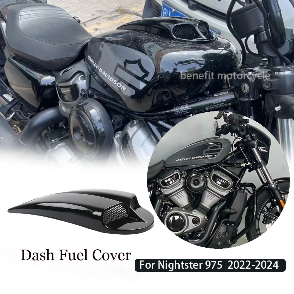 

Для Harley Nightster 975 RH975 S 2022 2023 2024 глянцевая черная топливная консоль для приборной панели, воздушный ковш, крышка бензобака, аксессуары для мотоциклов