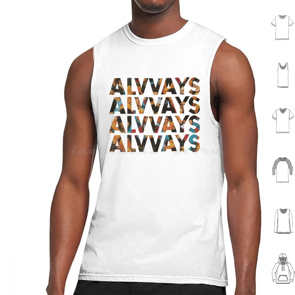 Alvvays Tank Tops Print Cotton Alvvays Bon Iver Arcade Fire Phoebe Bridgers Vampire Weekend Foals Beach House Blue Rev