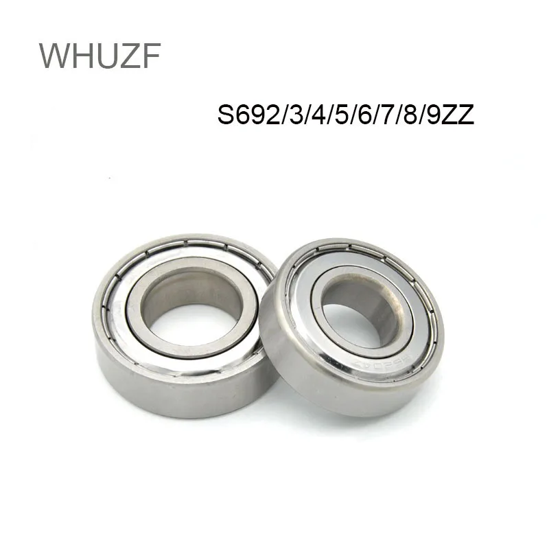 WHUZF 10PCS 692ZZ 693ZZ 694ZZ 695ZZ 696ZZ 697ZZ 698ZZ 699ZZ 2Z Stainless Steel Hybrid Ceramic Bearings Bike Bearing si3n4 Balls