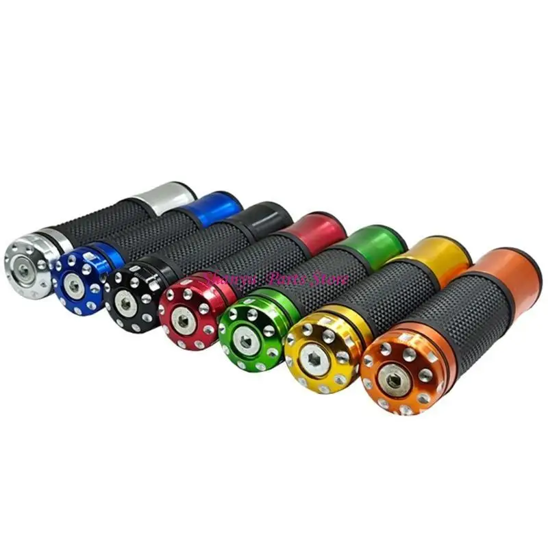 

Ergonomic Stylish Motorcycle Hand Grips With Bar Ends For 22mm Handlebars 1 Pair R6FB