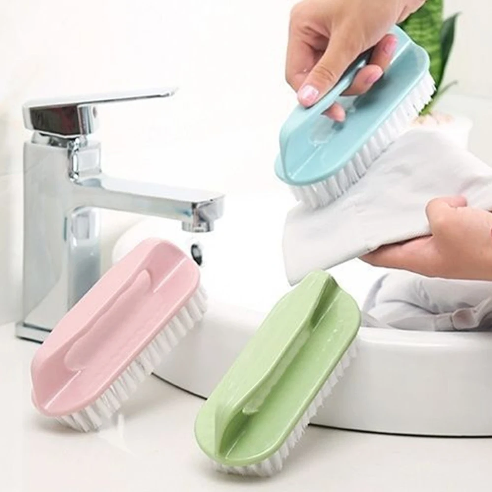 Shoe Washing Laundry Brush with Handle  Clothes Shoes Brush Household