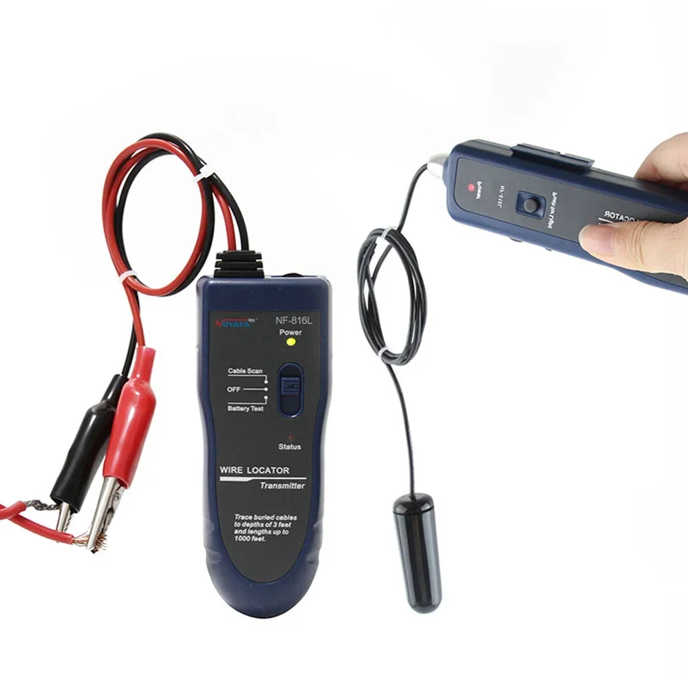 NOYAFA NF-816L EDF Wire Locator Rechargeable Cable Finder EDF Cable Detection tingwith Flashlight