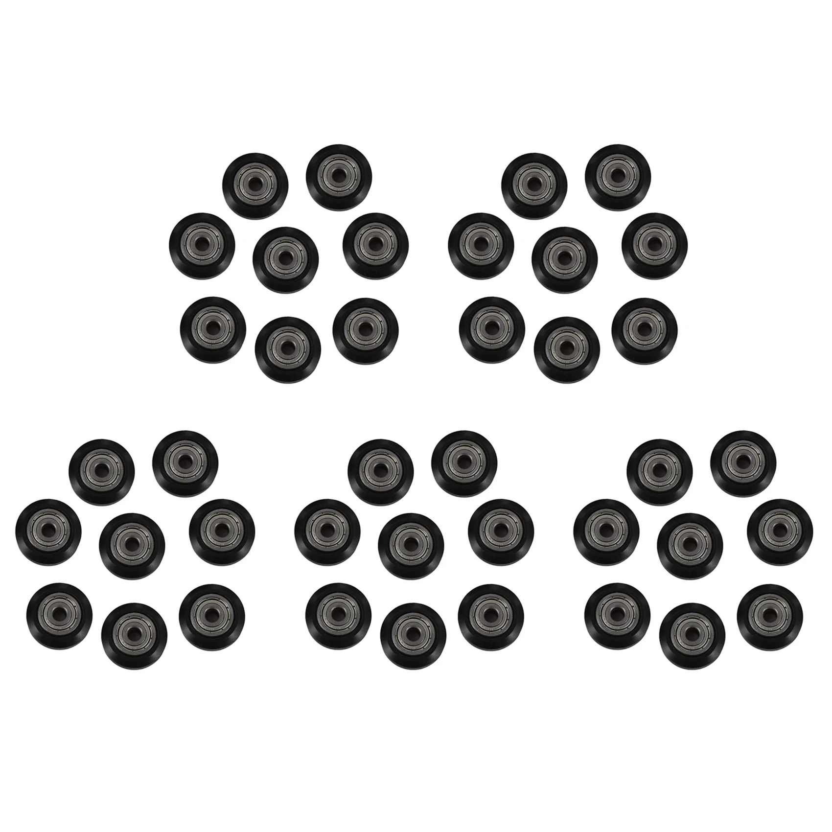 

100 шт./лот POM пластиковые колесные шкивы шарикоподшипники 625ZZ детали 3D-принтера круглые натяжные шестерни Perlin часть V 3D-принтер