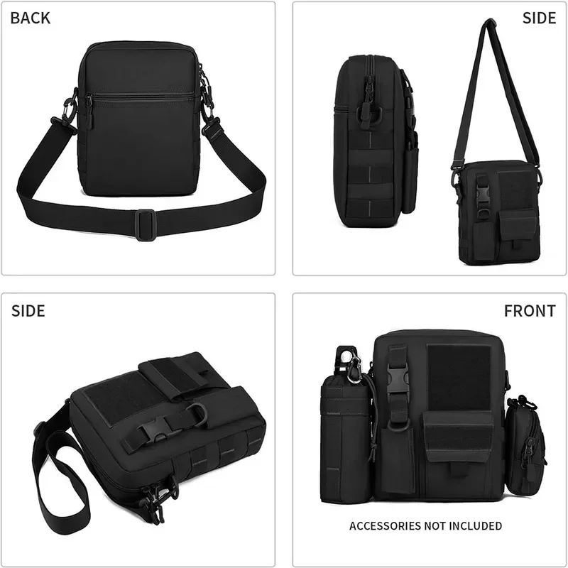 Outdoor Camouflage Single Shoulder Bag Men's Fashion Hiking Crossbody Messenger Bag Casual Multifunction Travel Tactical JJ5141