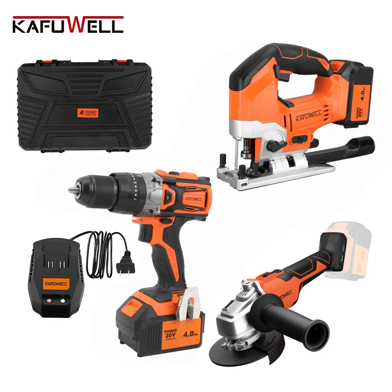 KAFUWELL PA4547H Professional Factory Price Power Tool Box Set Tools Electric Power Repair Tools Screwdrivers Set