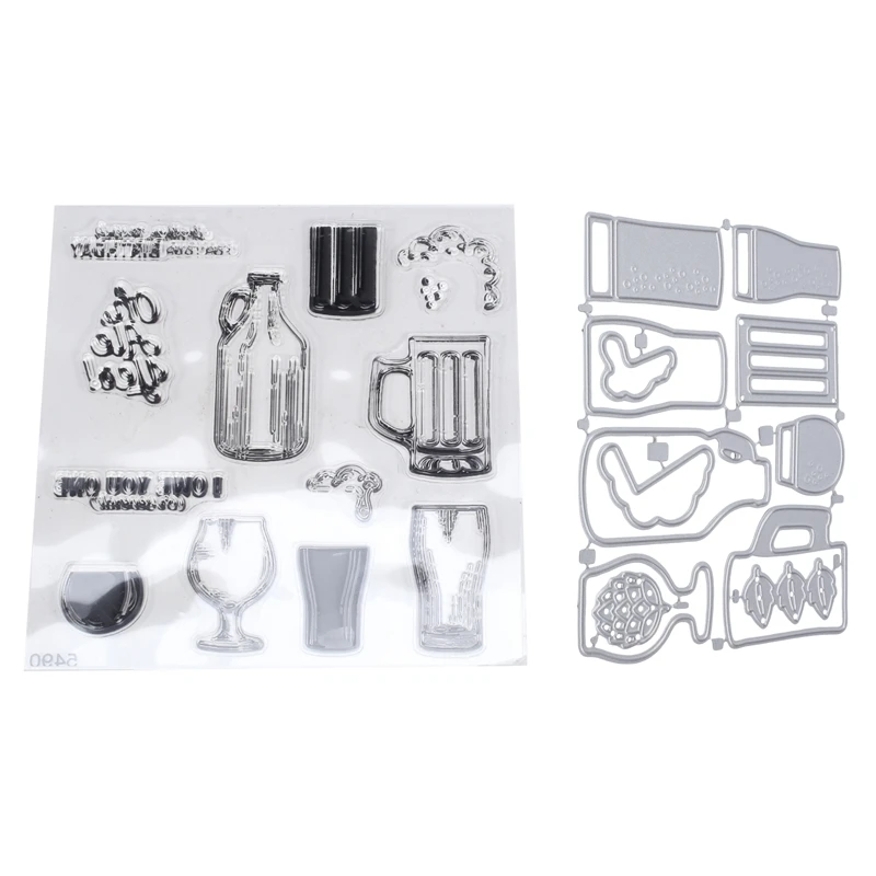 

1 Set Stamps And Dies For Card Making DIY Scrapbooking Arts Crafts Stamping Stamps Arts (5490)