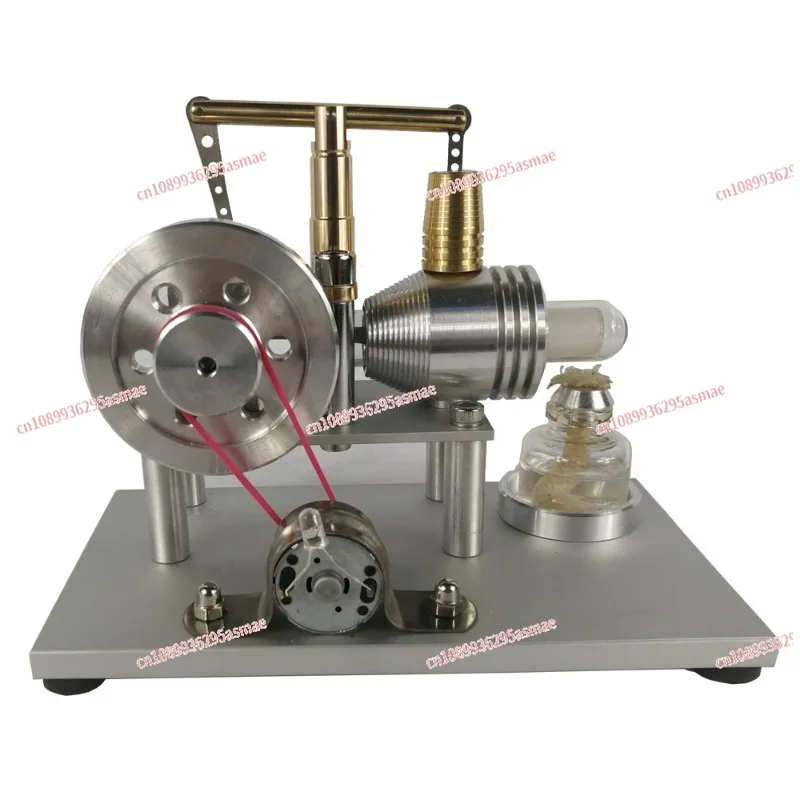 Engine, steam engine, external combustion engine, generator engine physics experiment