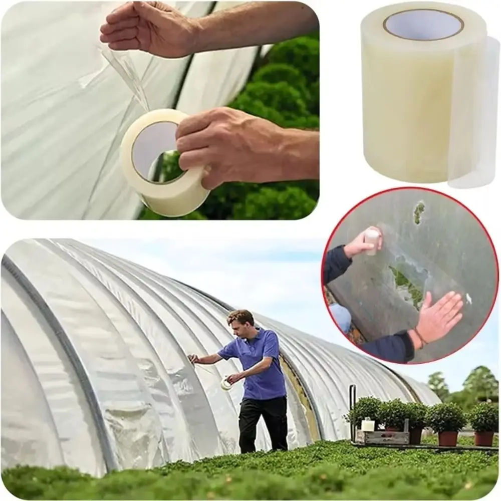 Green House Patch Repair UV Resistant Film Repair Tape Transparent Strong Adhesion Greenhouse Repair Patch Greenhouse Cover