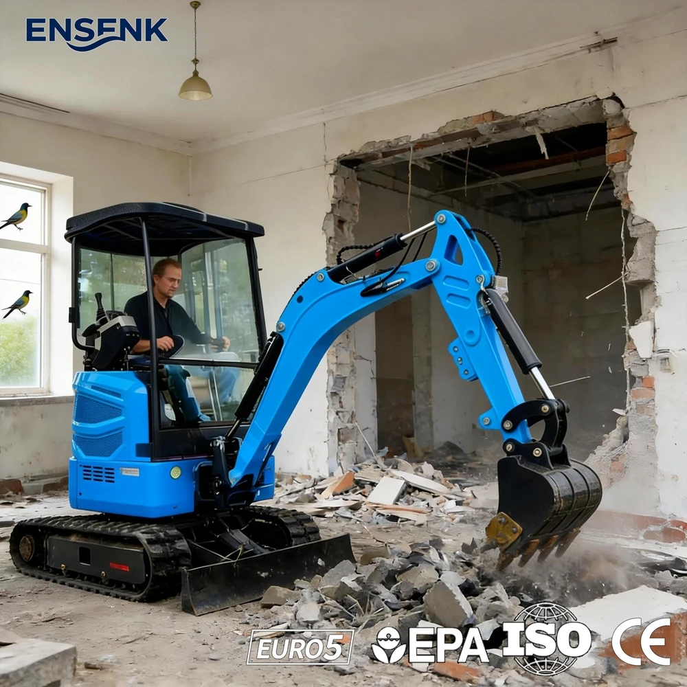 

Mini Excavator 1.2Ton 1.8Ton 2.5Ton Construction 0.8Ton Agricultural Diesel CE Europe Manufacturer Direct Sale