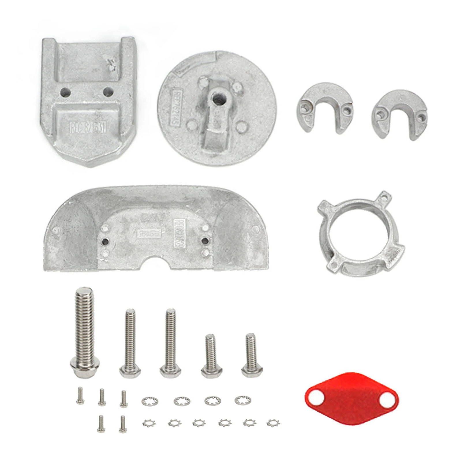 مجموعة أنود الألومنيوم لميركروزر ألفا 1 جيل 2 ستيرندريفز ، قوة عالية ، مقاومة للصدأ ، 888756Q01