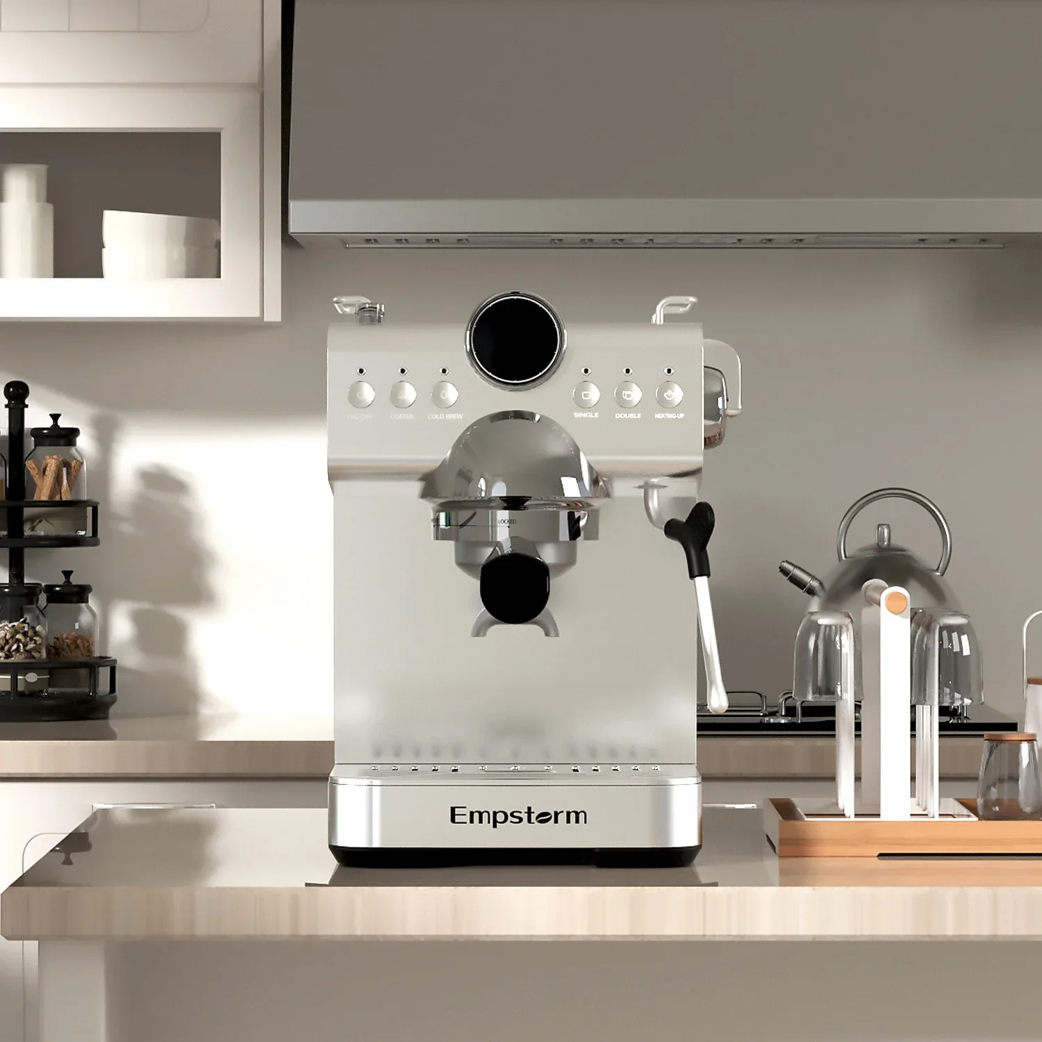 Empstorm CB1 máquina de extracción inteligente eléctrica 120v máquina de café expreso de preparación en frío profesional con instrucciones manuales