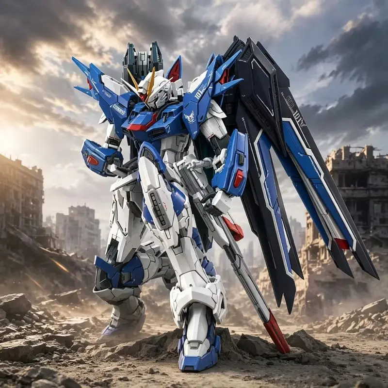 Azure Knight Rising Freedom 1/100 GK Magic Modified Assembled Model with MA Deformation and Water Stick Platform Domestic Mech