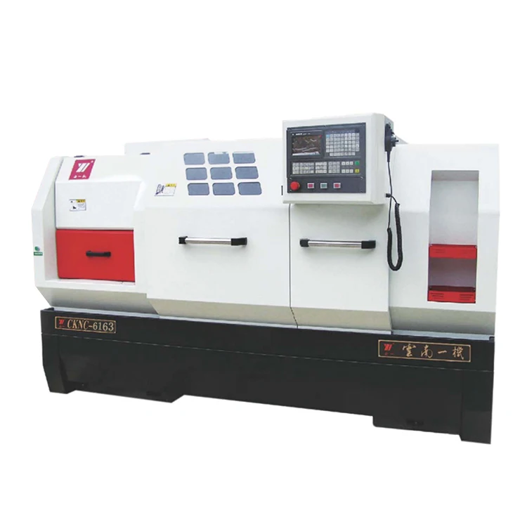 Hot Selg Flat Bed Lathes 6163 6150 Auto Cnc Lathe Hine For Multi Purpose Metal Working