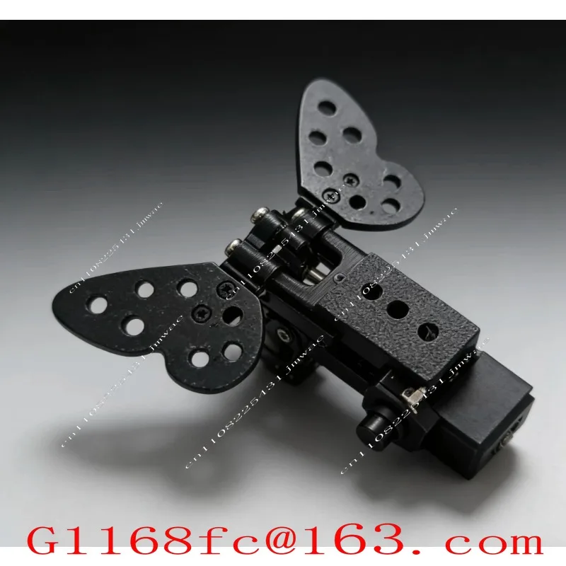 Mechanical Mini Simulation Electric Butterfly Opener Edelweiss Wrapped Flower Wings DIY Handmade