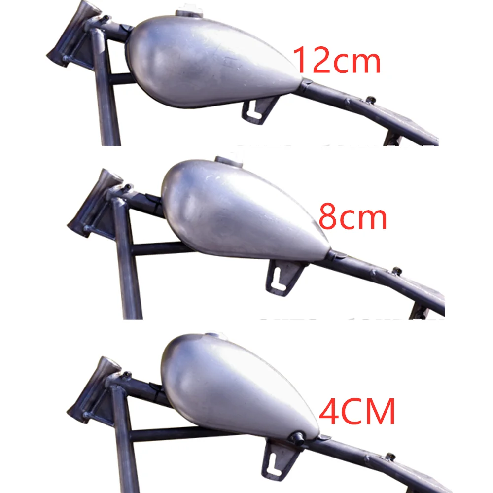 ユニバーサルモーターサイクルオイルボトル,ガソリンおよびガス燃料タンク,改造,オートバイ,ハーレー,4cm, 8cm, 12cm, 12cm