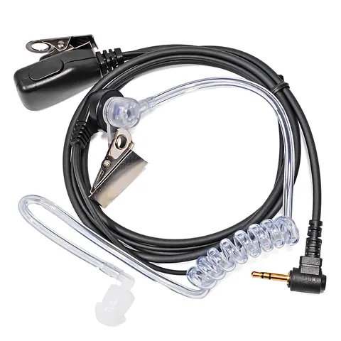 마이크가 포함된 2.5mm 워키토키 헤드셋, 음향 튜브 이어폰 1핀 Motorola TLKR-T60 T61 T62 T80 T81 T82 T-92와 호환 가능