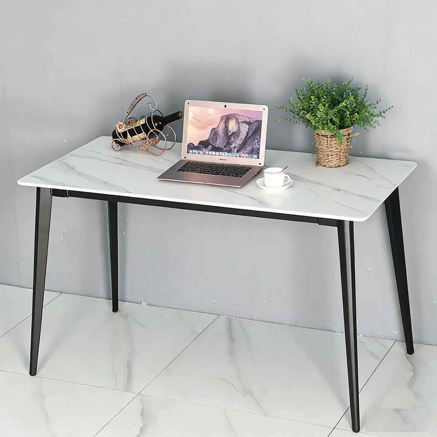 Stainless steel table foot bracket, desk leg, computer leg, thickened coffee base, dining tripod