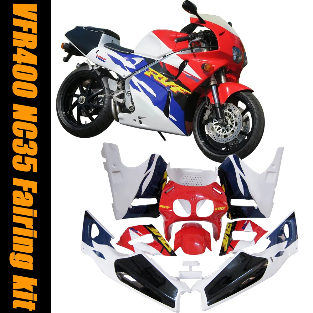 motorcycle ABS Handmade fairing for Honda RVF400R NC35 street car body shell fuel tank cover RVF400R rvf400 35