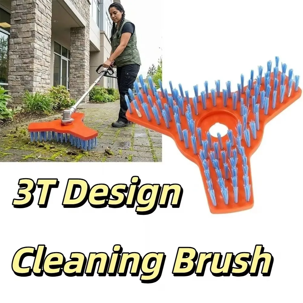 3T Design Lawn Mower Cleaning Brush Heavy Duty Garden Tool Efficient Cleaner Accessory Grass Trimmer Maintenance Tool