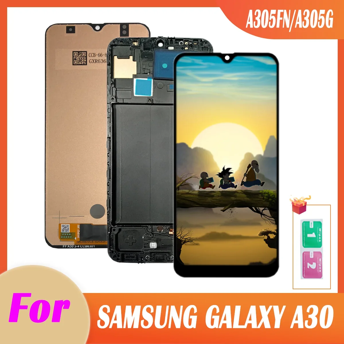 ЖК-экран для Samsung Gaxlay A30 A305 A305FN/A305G ЖК-дисплей с дигитайзером сенсорного экрана, сменный ЖК-дисплей ЖК-экран для Samsung Gaxlay A30 A305 A305FN/A305G ЖК-дисплей с дигитайзером сенсорного экрана, сменный ЖК-дисплей