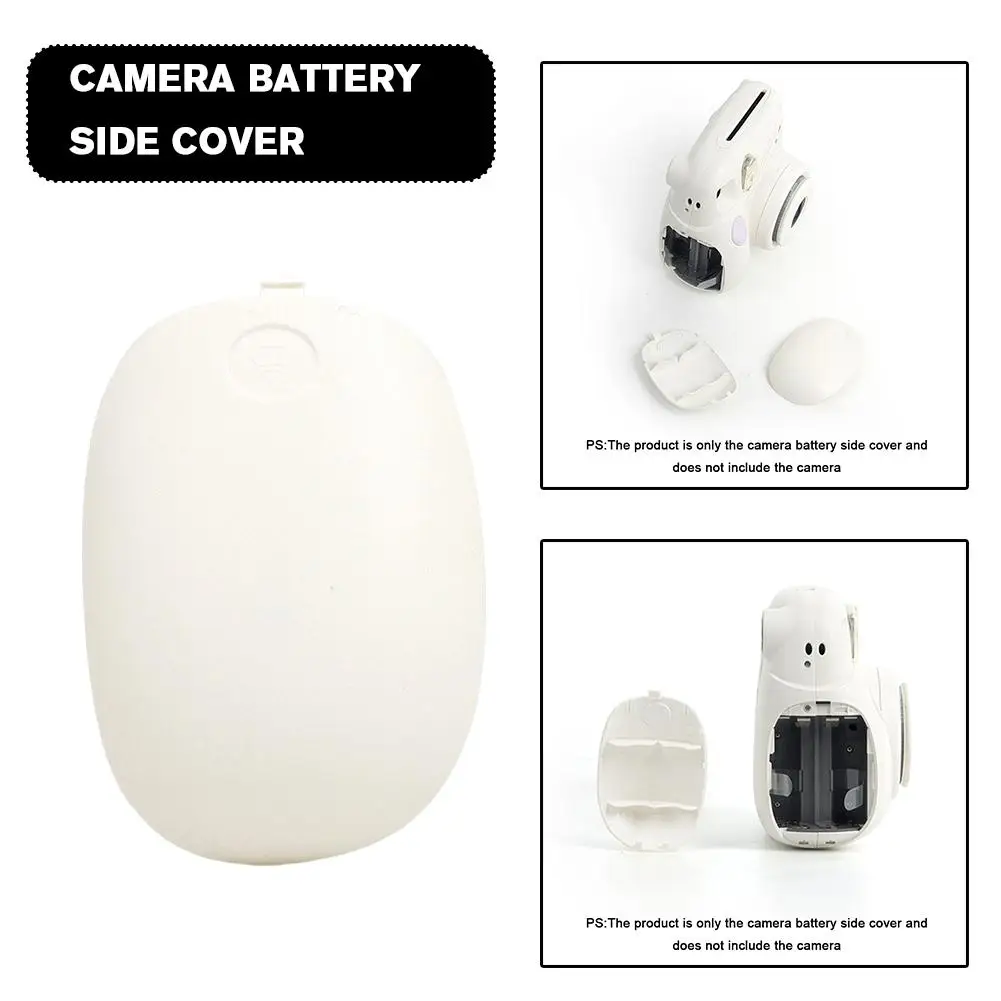 Battery Side Cover For Fujifilm Instax Mini 7 + Camera Replace Plastic Camera Cap For Fiji Instant Mini 7+ Battery She J8c4