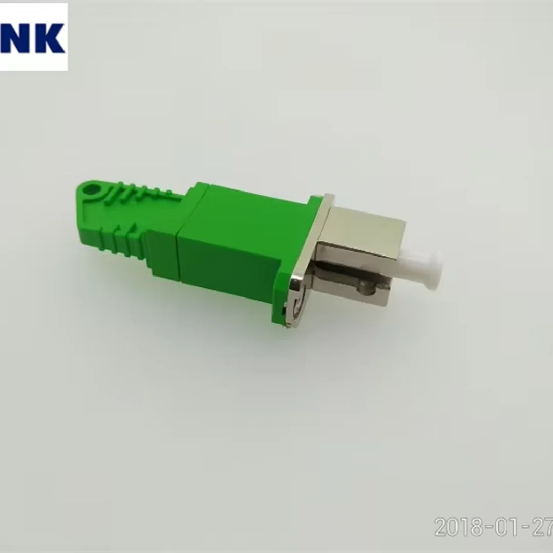

Fiber Optic Adapter E2000-LC Hybrid singlemode Female Connector SM APC Green coupler LC-E2000 Free Shipping IL 0.2dB 5pcs20pcs