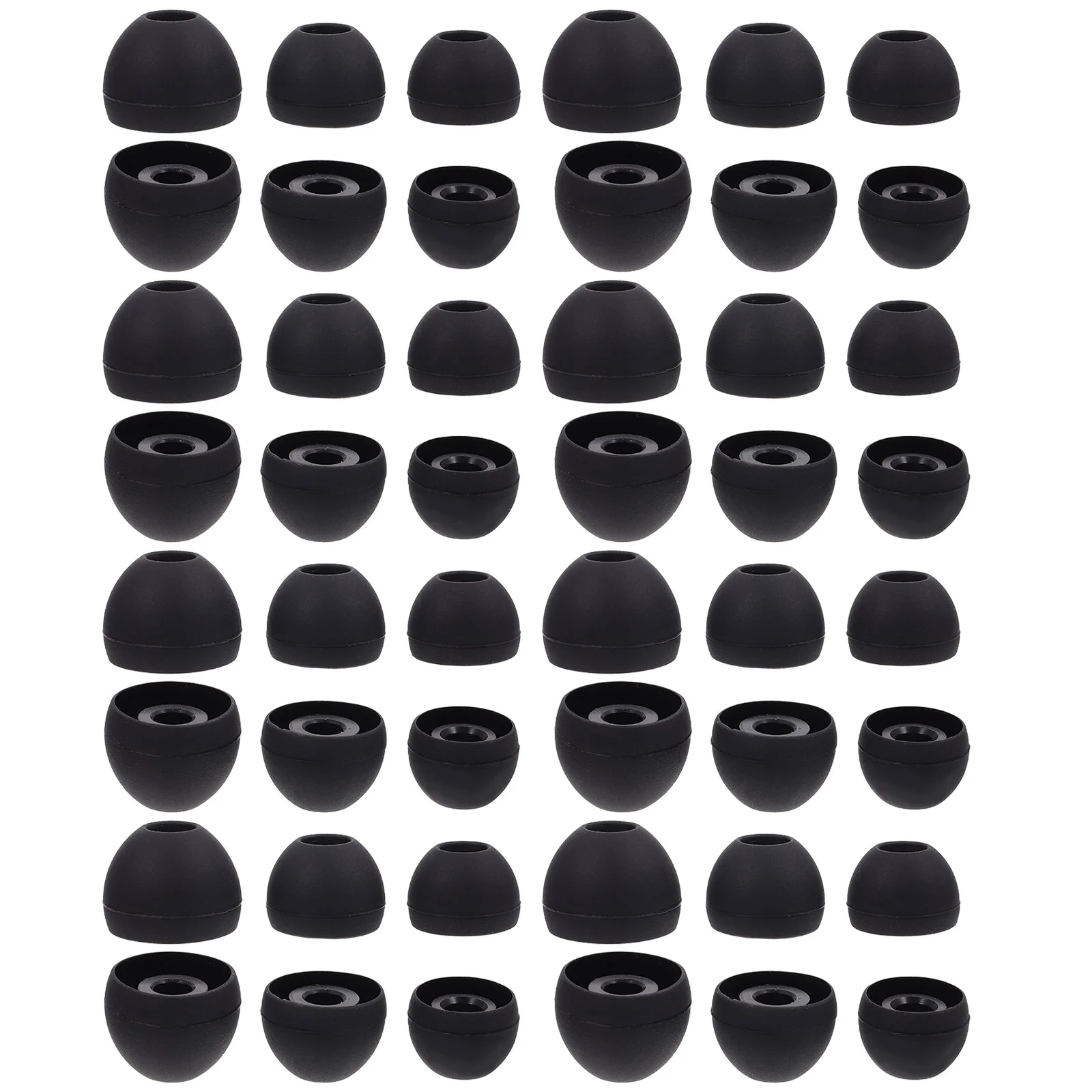 60 Pcs Earphone Case Earplugs Earphones Replacement Tips Silica Gel Compatible Caps