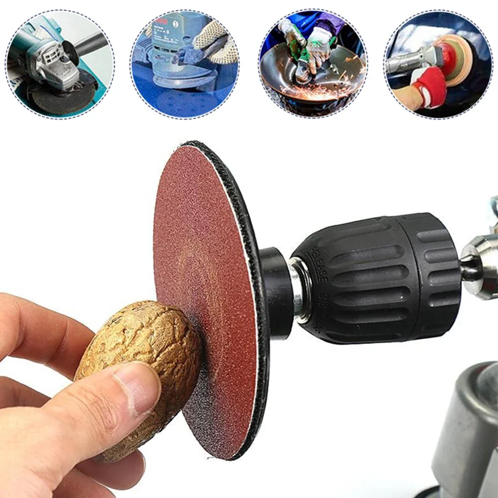 6/5/4/3/2 Inch Sanding Discs Round Polishing pad Flocking Sandpaper Self-adhesive Car Polishing for Polisher Angle Grinder