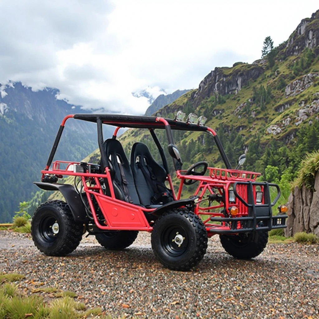 Гоночный педальный картинг 200 куб.см с 4-тактным внедорожным багги для дюнов, электрическим и газовым топливом, дисковым тормозом, приводом 4x2 для гонок