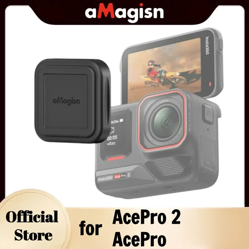 aMagisn Tapa para lente Insta360 Ace Pro 2 AcePro, Funda de silicona para lente Protector de lente para Insta 360 Accesorios de protección