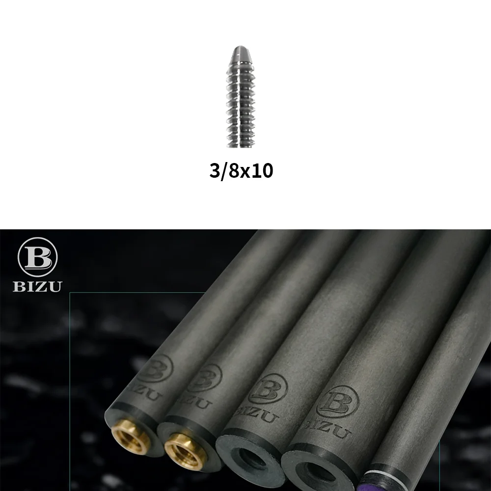 BIZU カーボンファイバースヌーカーキューシャフト 12.5 ミリメートル
