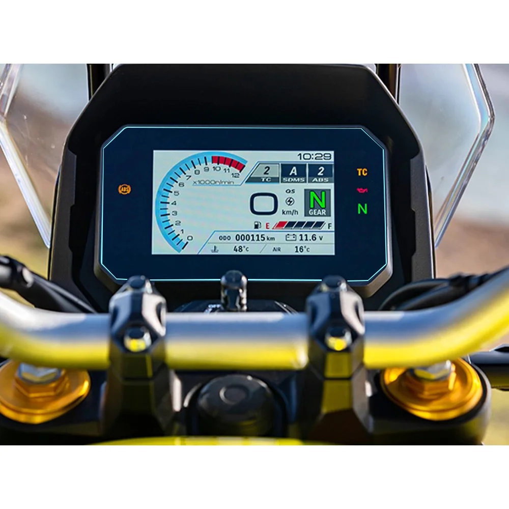 For Suzuki V-Strom 800DE 1050DE GSX-8S GSX-8R TPU Instrument Film Anti Blue Light Explosion-Proof Film